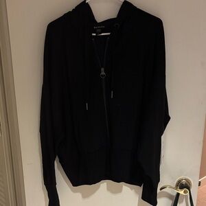 Athleta Black Zip-Up Jacket
